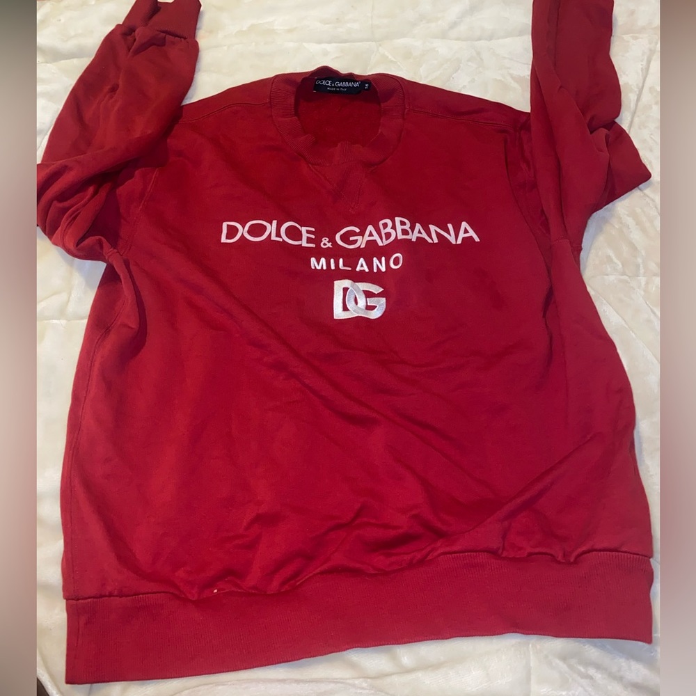 Dolce& Gabbana logo print  crewneck sweatshirt